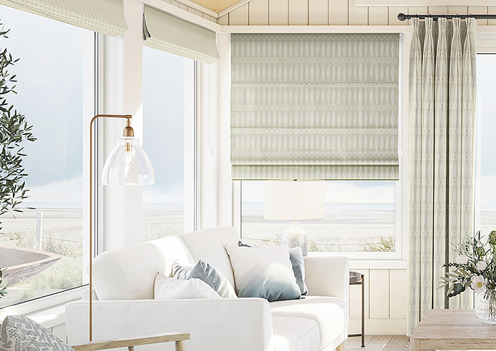 Nazca, Almond - Twist&Fit Roman Blind - Image 3